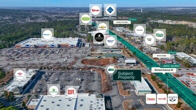 3545 Richland Ave W, Aiken, SC - Vue aérienne  vue de carte - Image1