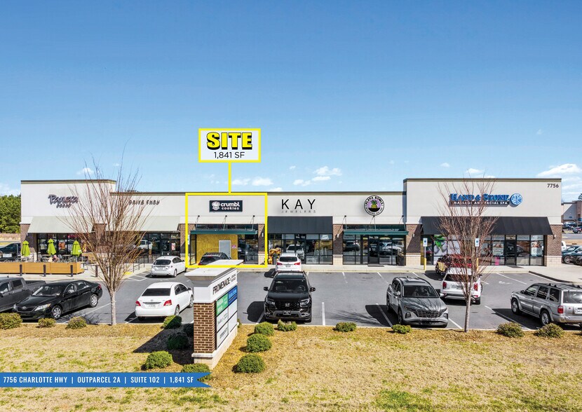 7710-7716 Charlotte Hwy, Fort Mill, SC à louer - Photo de l’immeuble – Image 1 sur 5