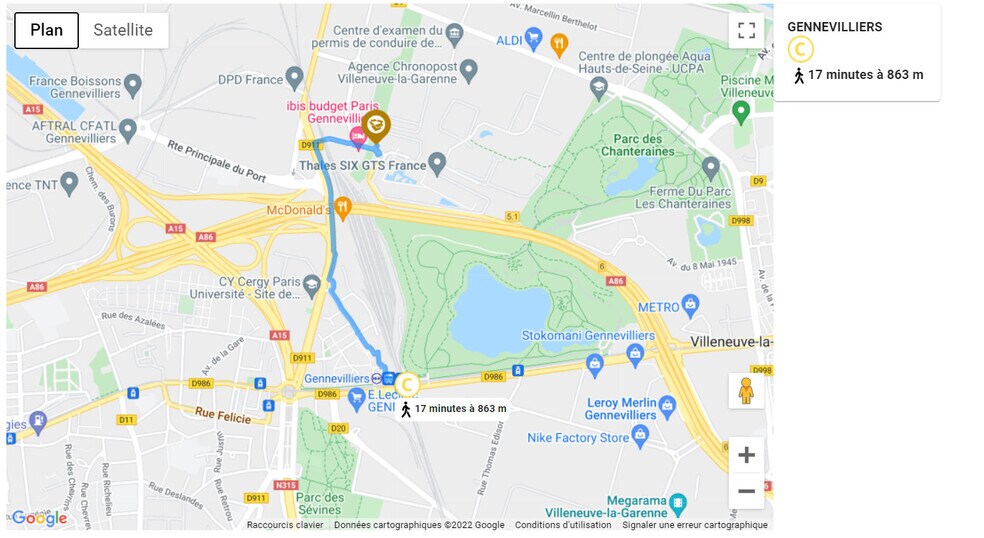 Local d’activités dans Gennevilliers à louer - Photo de l’immeuble – Image 2 sur 3