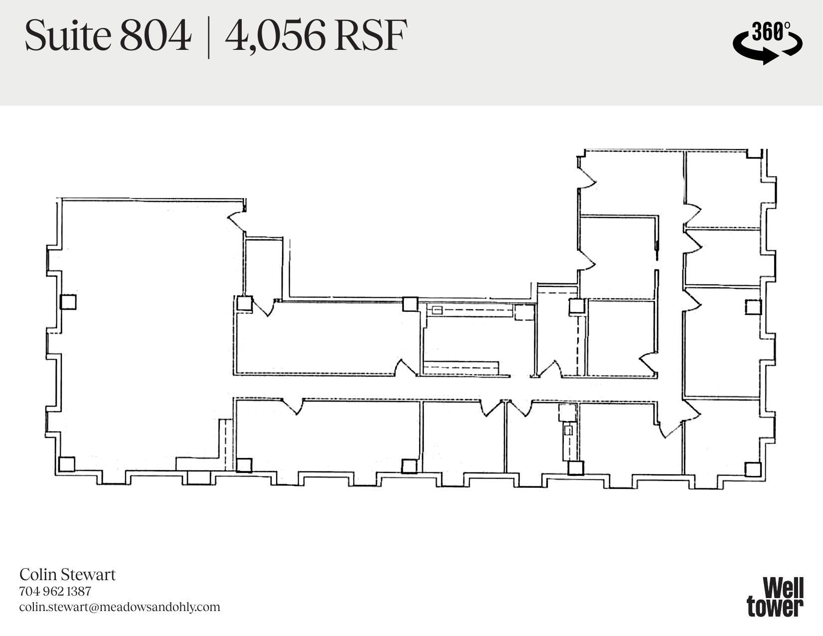 1900 Randolph Rd, Charlotte, NC à louer Plan d’étage– Image 1 sur 1