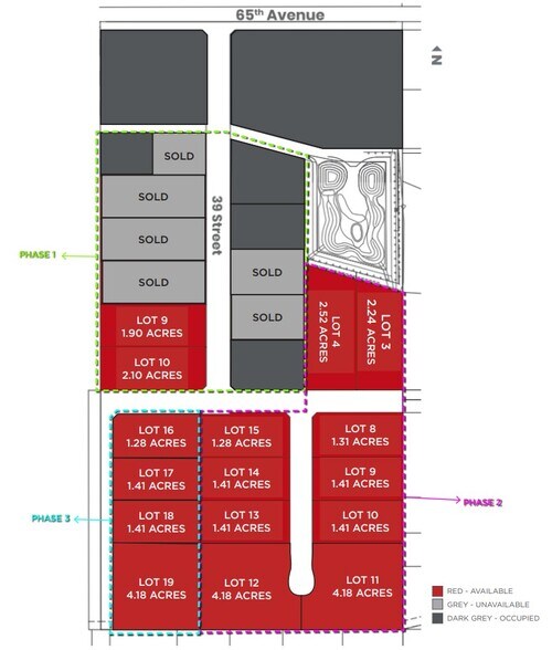 65 ave 39 St, Leduc, AB à louer - Aérien – Image 2 sur 2