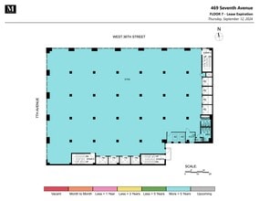 469 Seventh Ave, New York, NY à louer Plan de site– Image 1 sur 1