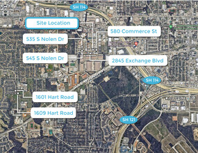 2870 Exchange Blvd, Southlake, TX - VUE AÉRIENNE  vue de carte