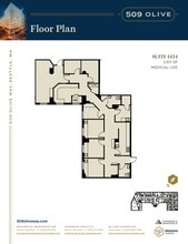509 Olive Way, Seattle, WA à louer Plan d’étage– Image 2 sur 2