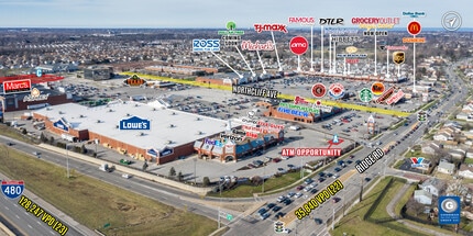 4730-4824 Ridge Rd, Brooklyn, OH - VUE AÉRIENNE  vue de carte