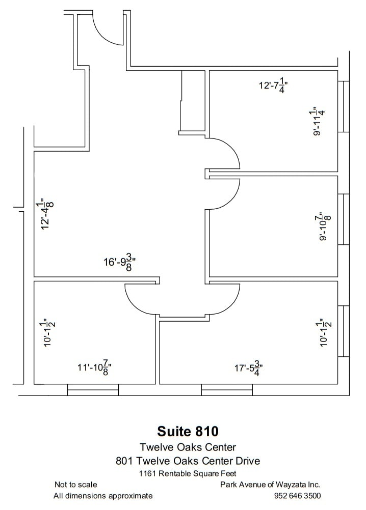 600 Twelve Oaks Center Dr, Wayzata, MN à louer Plan d’étage– Image 1 sur 1