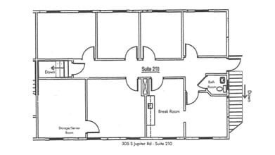 305 S Jupiter Rd, Allen, TX à louer Plan d’étage– Image 2 sur 2