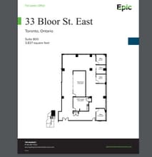 33 Bloor St E, Toronto, ON à louer Plan d’étage– Image 2 sur 2