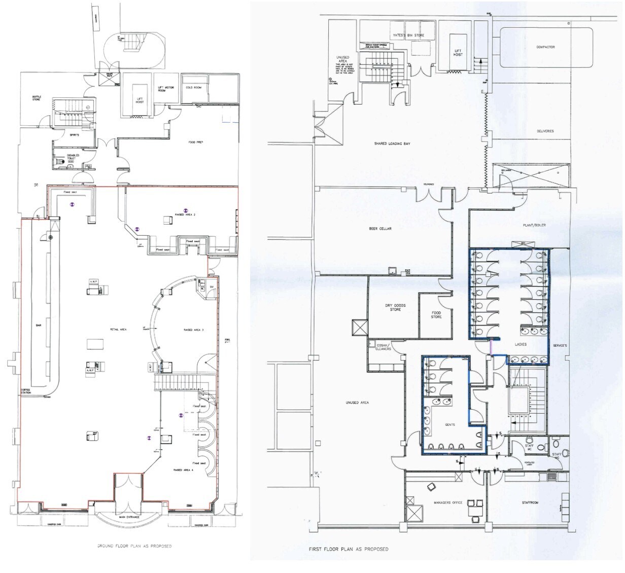 1-3 Broadway, Peterborough à louer Plan d’étage– Image 1 sur 2