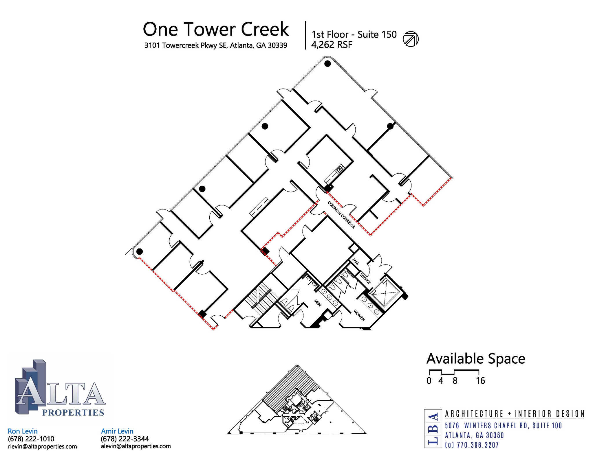 3101 Towercreek Pkwy SE, Atlanta, GA à louer Plan d’étage– Image 1 sur 2