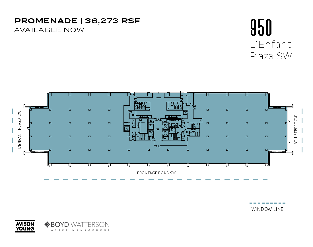 950 L'Enfant Plz SW, Washington, DC à louer Plan d’étage– Image 1 sur 1
