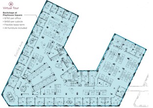 1400-1422 Euclid Ave, Cleveland, OH à louer Plan d’étage– Image 1 sur 1