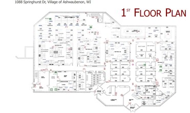 1088 Springhurst Dr, Green Bay, WI à louer Plan d’étage– Image 1 sur 1