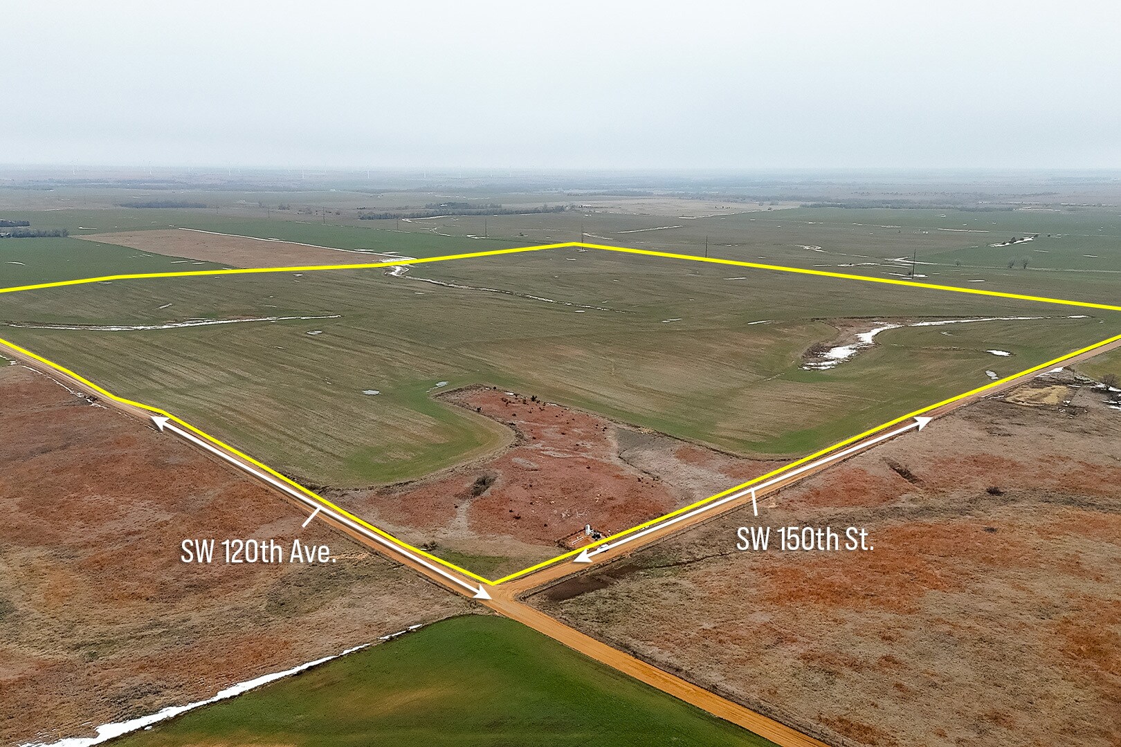 159 +/- Acres on SW 150 St. St, Zenda, KS à vendre Photo de l’immeuble– Image 1 sur 48