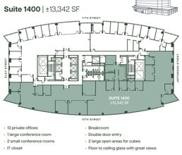 555 12th St, Oakland, CA à louer Plan d’étage– Image 1 sur 1