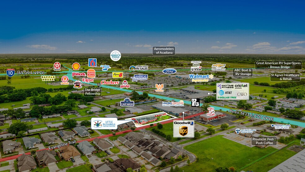537 Evangeline Trl, Breaux Bridge, LA à vendre - Photo de l’immeuble – Image 2 sur 5