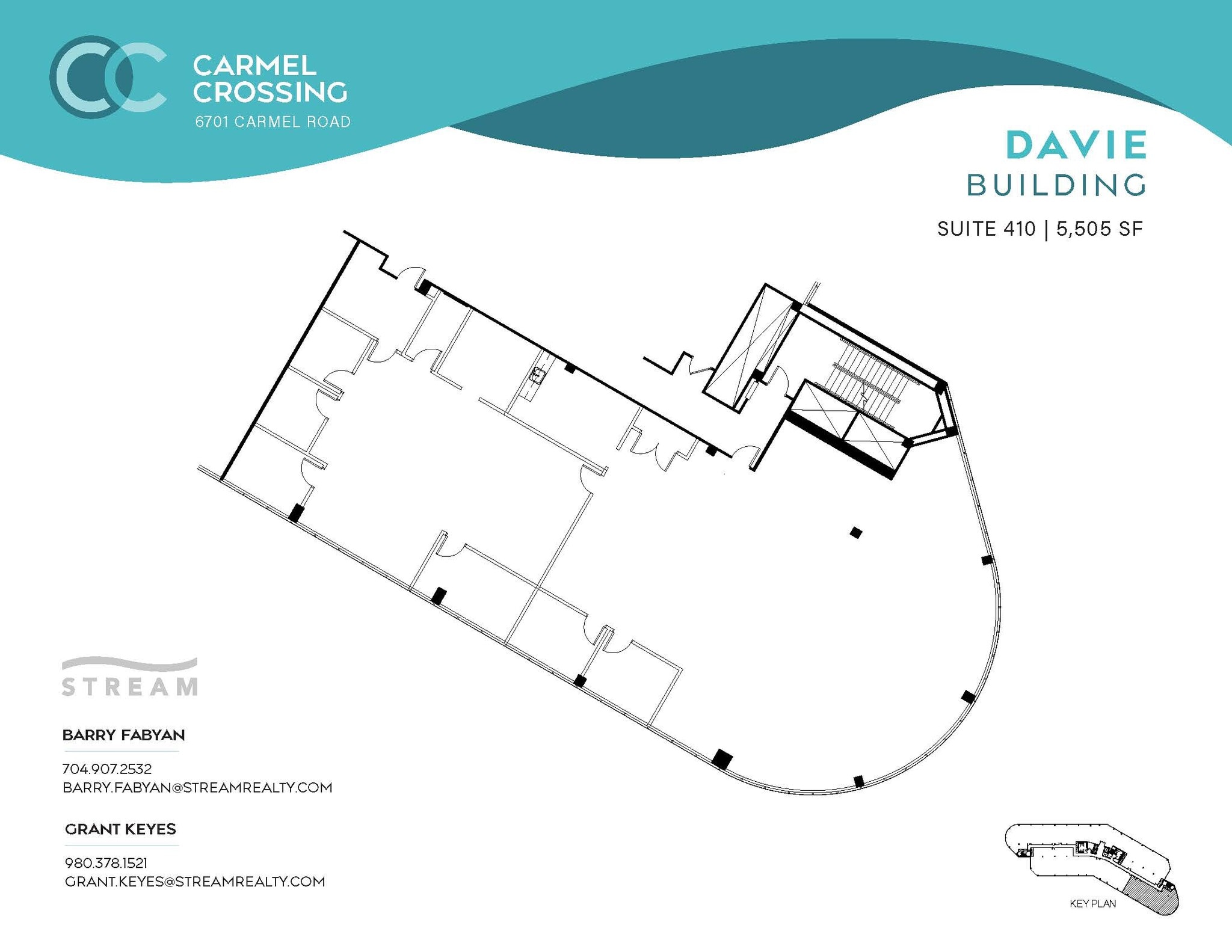 6701 Carmel Rd, Charlotte, NC à louer Plan d’étage– Image 1 sur 2