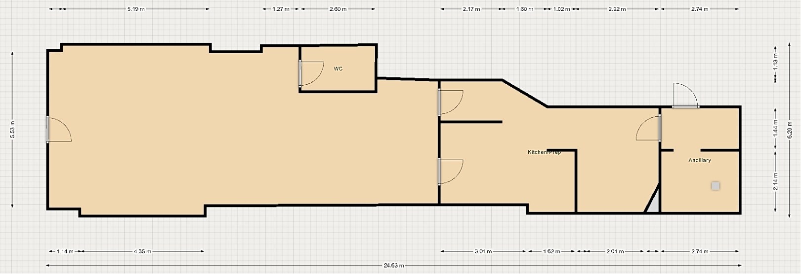 80 Stourport Rd, Kidderminster à louer Plan d’étage– Image 1 sur 2