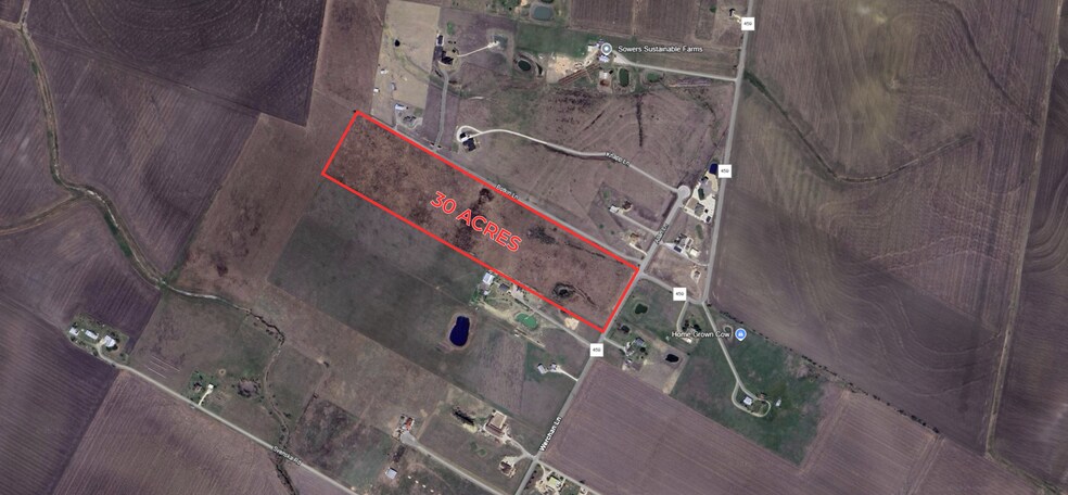 764 Co 459 rd, Coupland, TX à vendre - Aérien – Image 2 sur 5