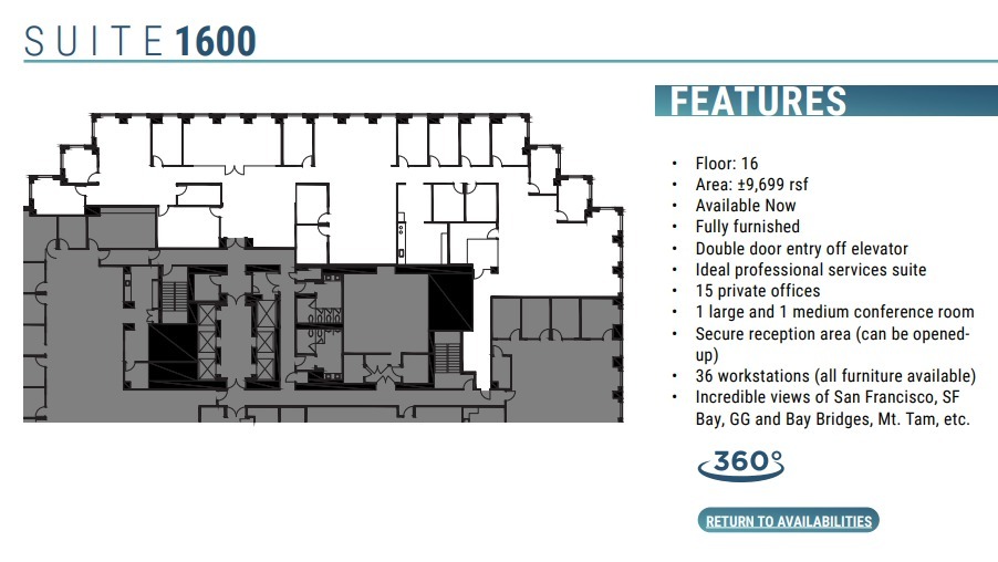 1111 Broadway, Oakland, CA à louer Plan d’étage– Image 1 sur 1