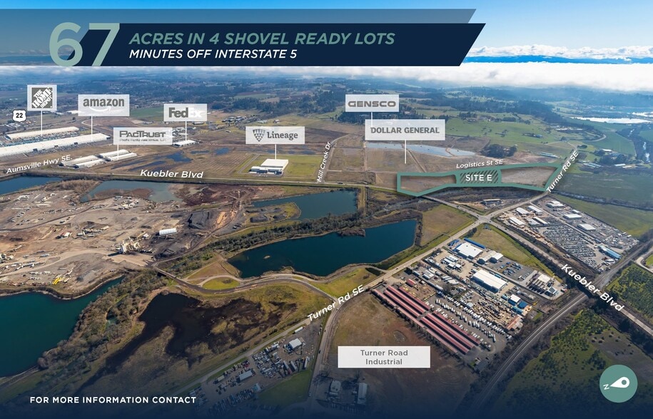 Hwy 22 & Kuebler Blvd, Salem, OR à vendre - Aérien – Image 2 sur 5