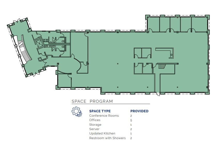 399 W El Camino Real, Mountain View, CA à louer Plan d’étage– Image 1 sur 1