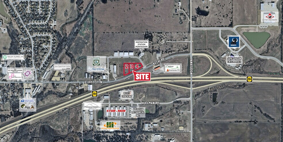 810 E Kechi Rd, Kechi, KS à louer - Aérien – Image 1 sur 2