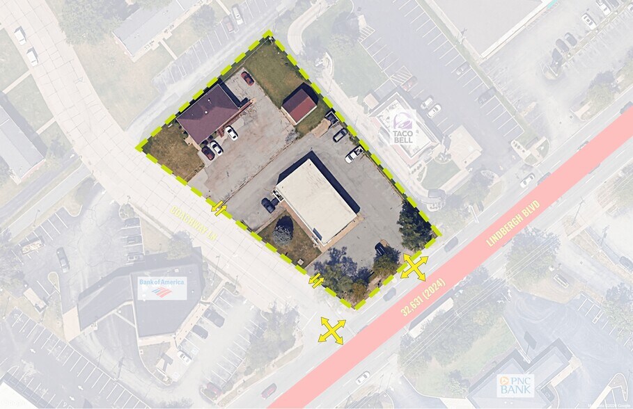 7661 N Lindbergh Blvd, Hazelwood, MO à louer - Plan de site – Image 2 sur 2