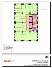 80 Richmond St W, Toronto, ON à louer Plan d’étage– Image 1 sur 1