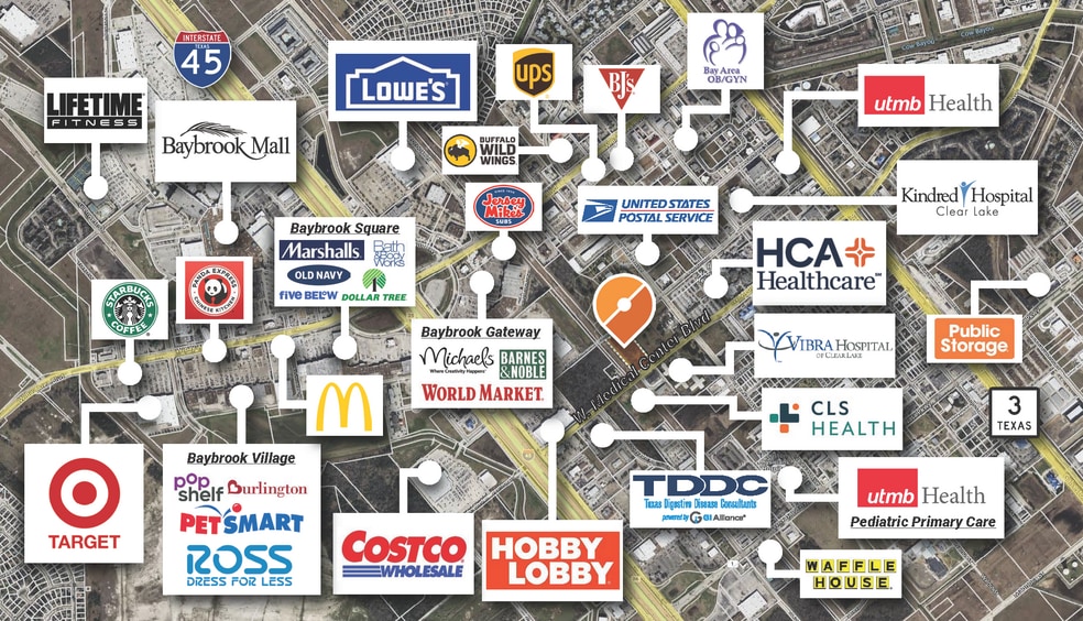 0 Medical Center Boulevard, Webster, TX à vendre - Aérien – Image 2 sur 3