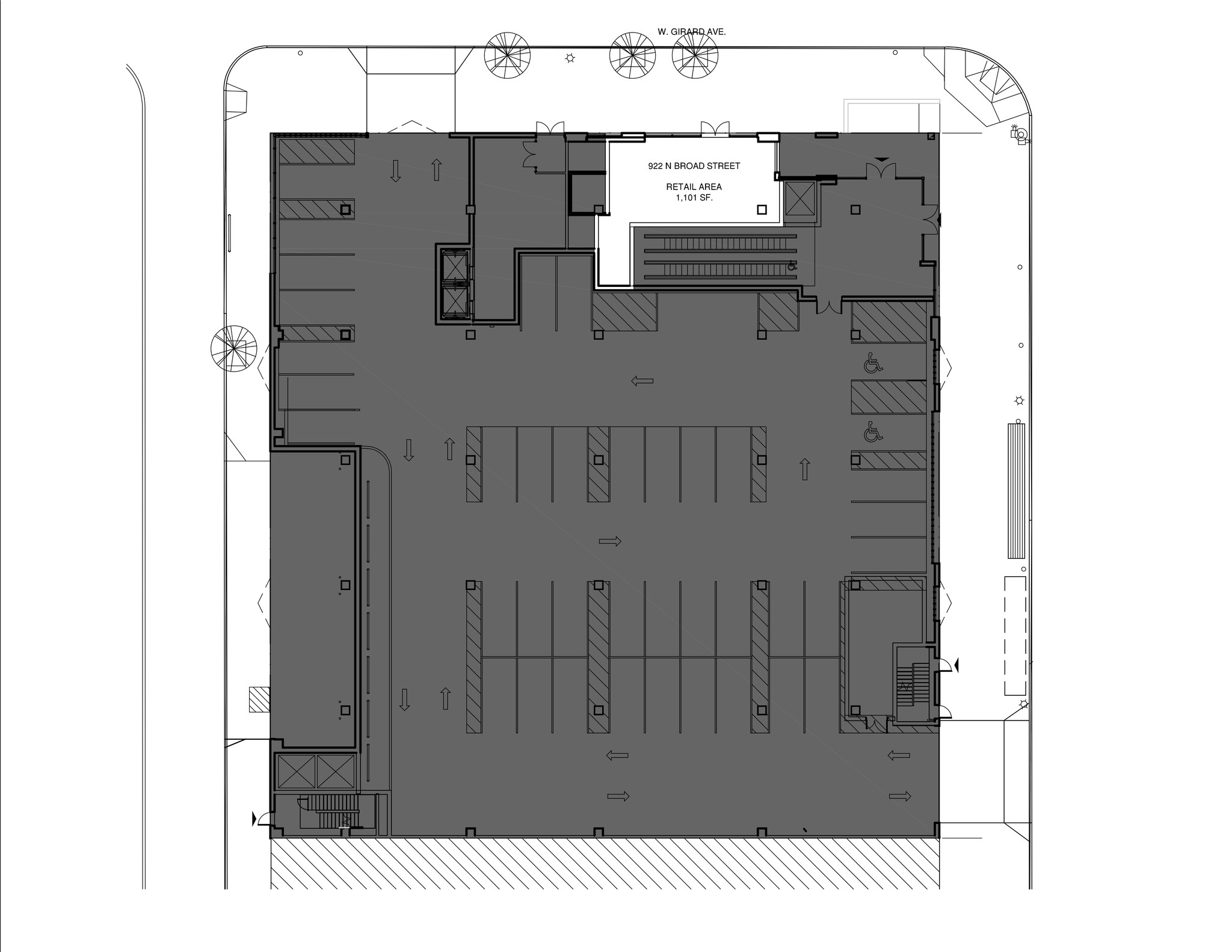 922 N Broad St, Philadelphia, PA à louer Plan de site– Image 1 sur 2