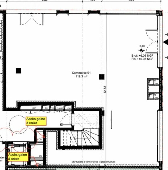 Local commercial dans Le Havre à vendre - Plan d’étage – Image 2 sur 2