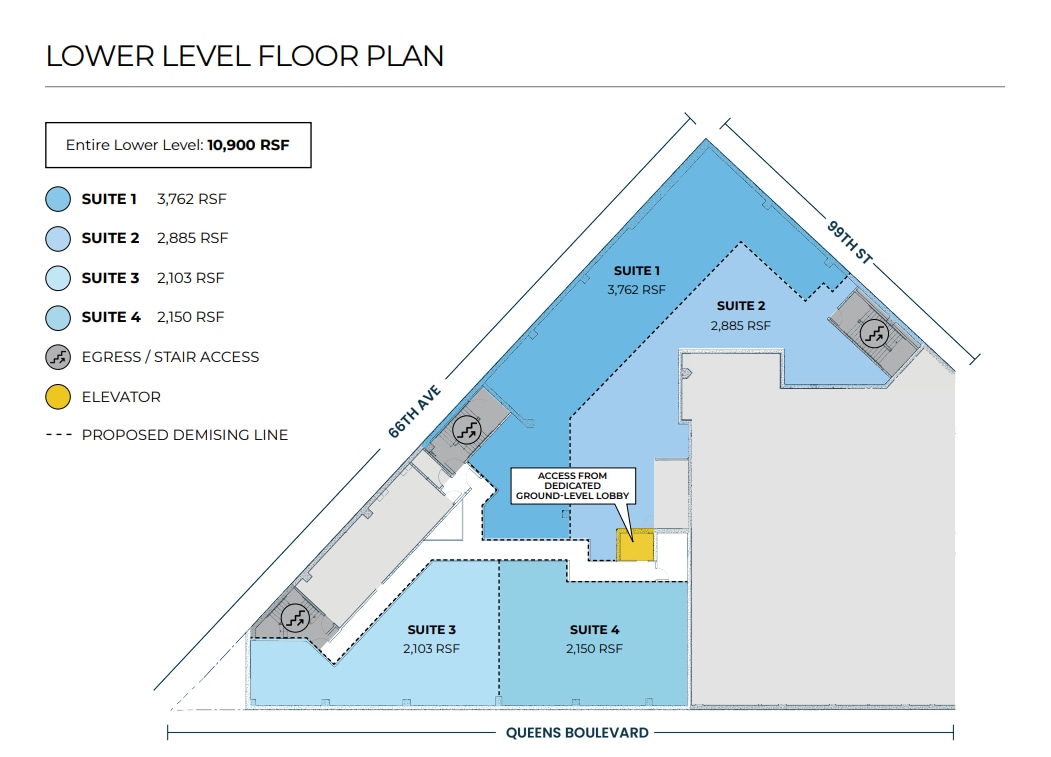 98-81 Queens Blvd, Rego Park, NY à louer Plan d’étage– Image 1 sur 21