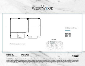 2443 Warrenville Rd, Lisle, IL à louer Plan d’étage– Image 1 sur 1