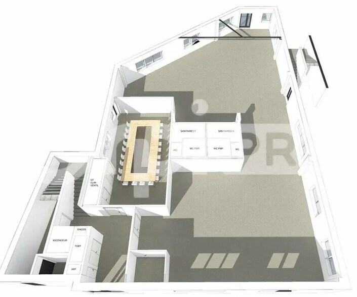 Bureau dans Puilboreau à louer - Plan d’étage – Image 1 sur 3