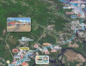 880 Central St, Franklin, NH - Vue aérienne  vue de carte