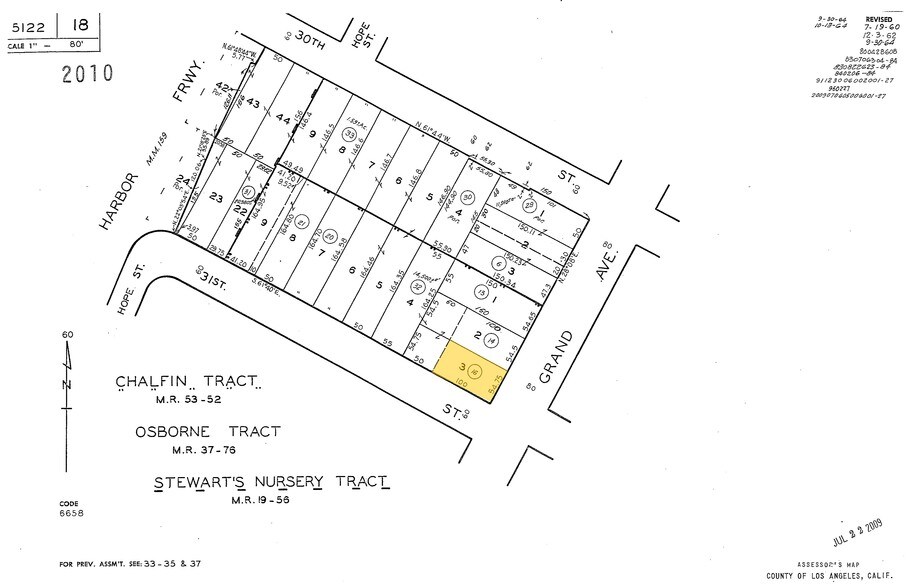 3023-3035 S Grand Ave, Los Angeles, CA à louer - Plan cadastral – Image 2 sur 17