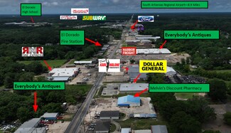 Plus de détails pour 840 W Hillsboro St, El Dorado, AR - Local commercial à vendre