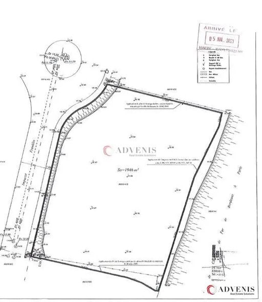 Terrain dans Bassens à vendre - Plan de site – Image 3 sur 5
