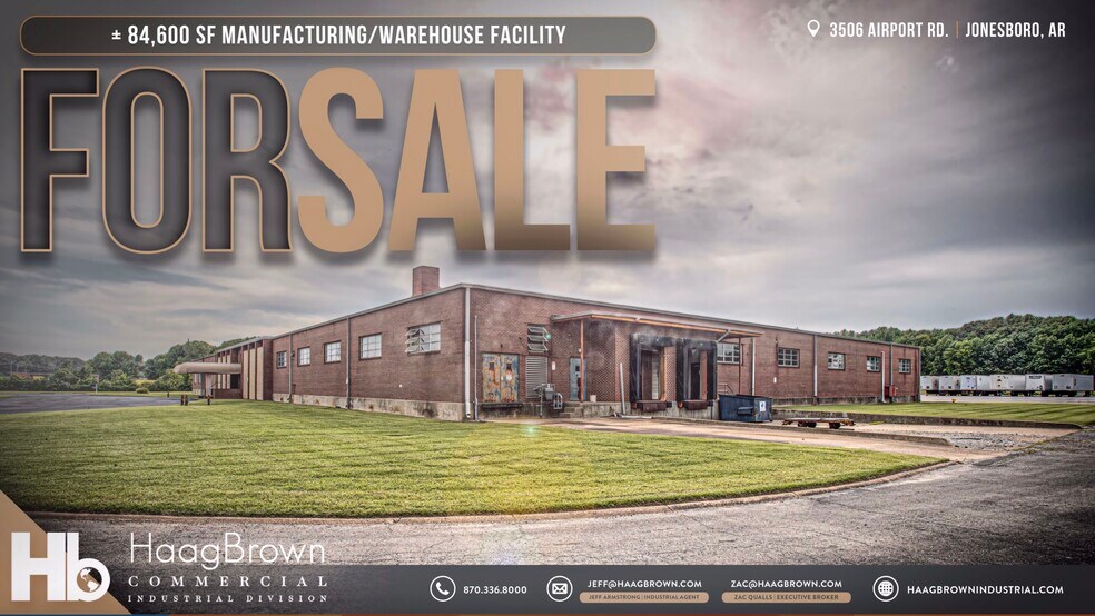 3506 Airport Rd, Jonesboro, AR à vendre - Photo de l’immeuble – Image 1 sur 10
