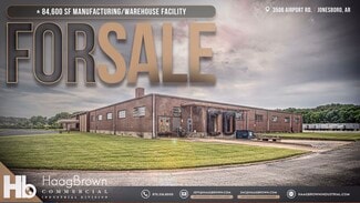 Plus de détails pour 3506 Airport Rd, Jonesboro, AR - Industriel/Logistique à vendre