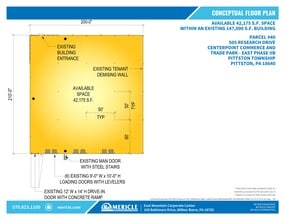 525 Research, Pittston Township, PA à louer Plan de site– Image 1 sur 7
