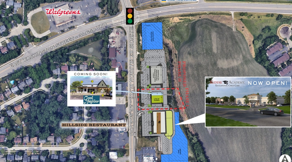 809 Barron Blvd, Grayslake, IL à vendre - Aérien – Image 2 sur 3