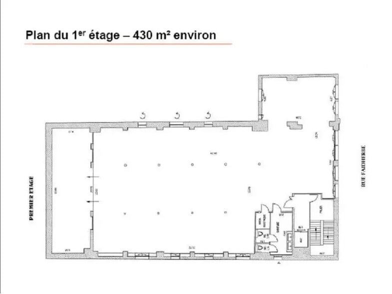 13 Rue Faidherbe, Paris à louer - Plan d’étage – Image 2 sur 2