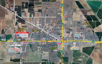 1153 W Pacheco Blvd, Los Banos, CA - VUE AÉRIENNE  vue de carte