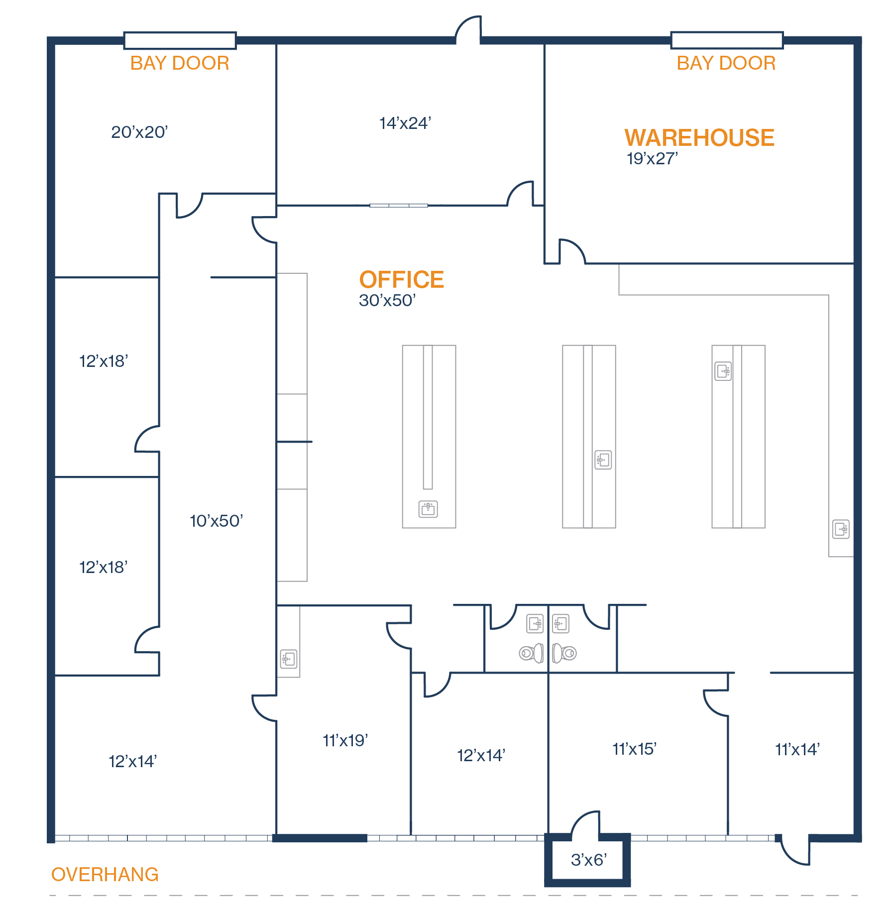 17449-17497 Village Green Dr, Houston, TX à louer Photo intérieure– Image 1 sur 1