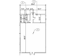 7402-7456 N 30th St, Omaha, NE à louer Plan d’étage– Image 1 sur 1