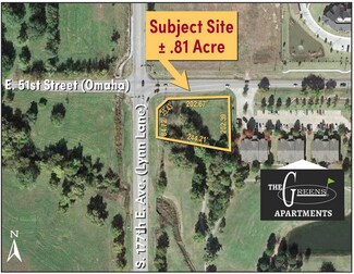 Plus de détails pour S 177th Ave & 51st E, Tulsa, OK - Terrain à vendre