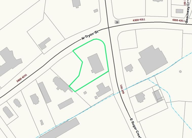 4220 N Tryon St, Charlotte, NC à louer - Plan cadastral – Image 2 sur 4