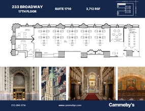 233 Broadway, New York, NY à louer Plan d’étage– Image 1 sur 1